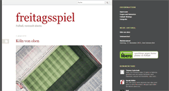 Desktop Screenshot of freitagsspiel.de