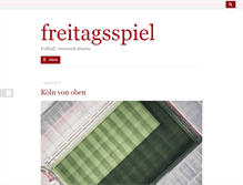 Tablet Screenshot of freitagsspiel.de